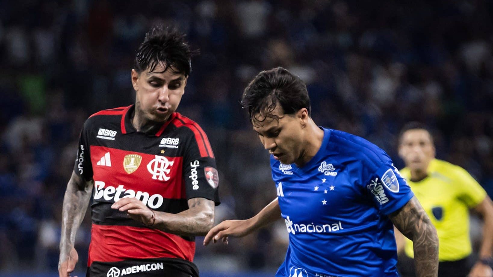 kaio jorge cruzeiro flamengo pulgar