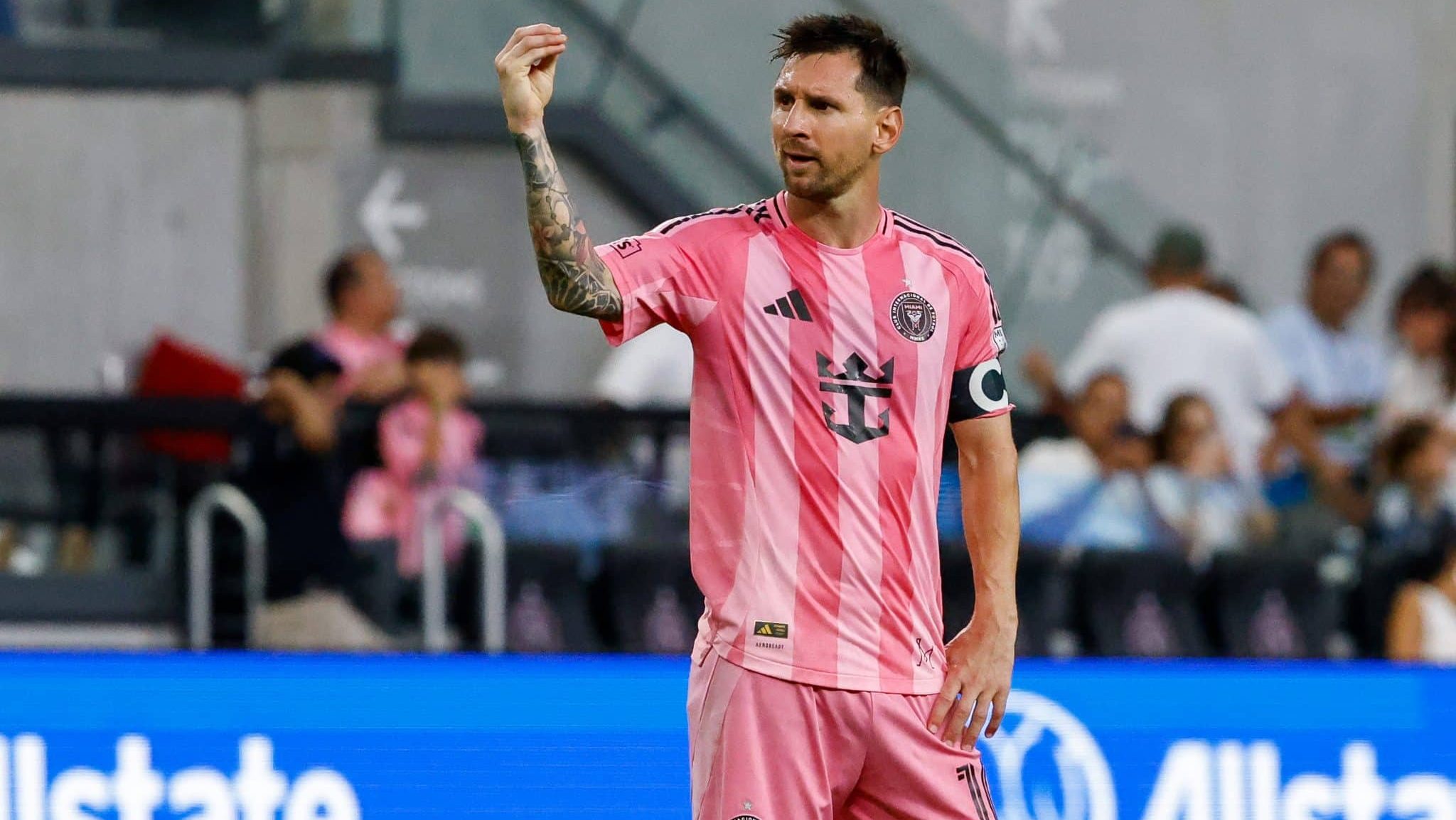 Lionel Messi em ação pelo Inter Miami
