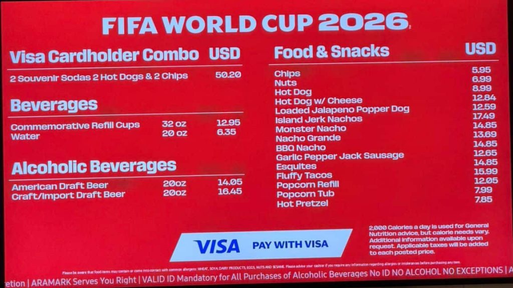 Preços do Estádio em Houston