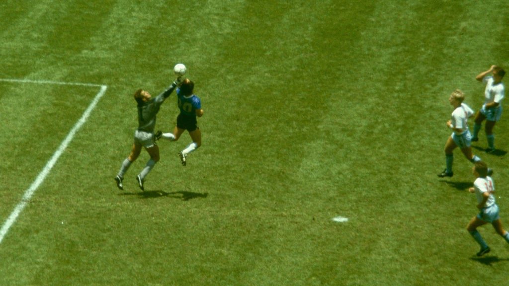 gol de mão maradona argentina