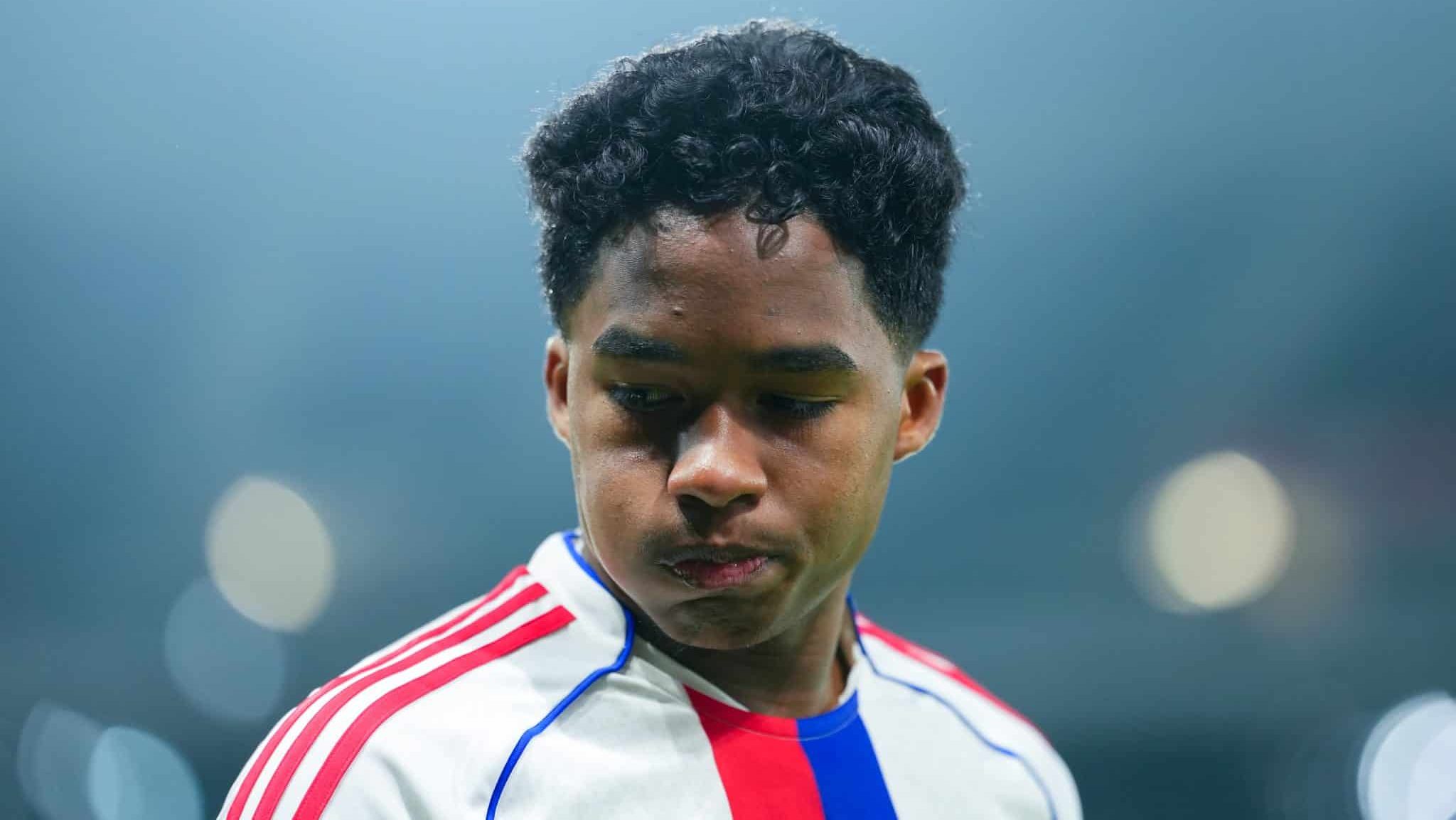 Endrick em ação pelo Lyon